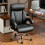 Executive Office Chair with Spring Padding - Black 3