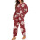Women's Snowflake Print Pajama Set Soft 2-Piece Lounge Set 4