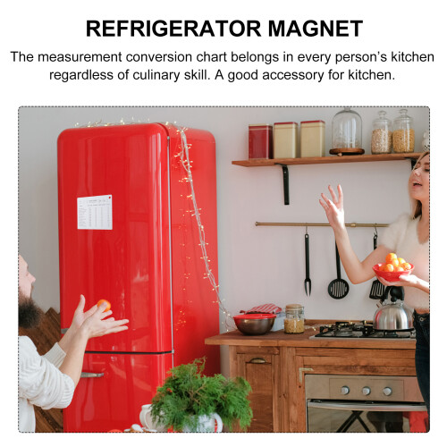 CM to Inches Conversion Chart Rectangular Magnetic Kitchen 1