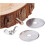 Wood Bird Perch Round Sleeping Stand 2 Pack 3