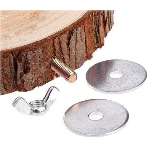 Wood Bird Perch Round Sleeping Stand 2 Pack 2
