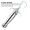 Tabuy Bathroom Handheld Shower Head Cleaner Aluminum 6