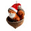 Forest Animal Acorn Ornament Squirrel Pine Cone Red Hat 2