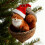 Forest Animal Acorn Ornament Squirrel Pine Cone Red Hat 4