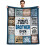 Flannel Blanket Blue Soft Warm Comfortable 1 Piece 4