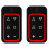 2X 8CH Multi Frequency Garage Door Remote Control 270-868MHZ RF Copy Remote Control Automatically Identify Frequency Red 2