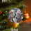 Zebra Christmas Ornament Ceramic Black White Stripes Wild 3
