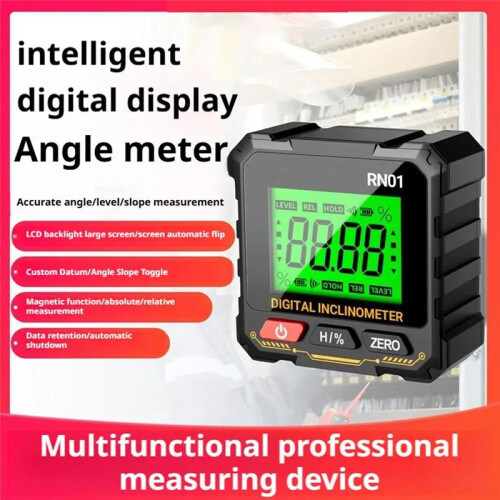 Multi-Functional Digital Display Inclinometer High Precision Magnetic Inclinometer Box Slope Angle Measurement Ruler 2