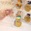 Medal Display Box Single Commemorative Medal Storage Holder Rectangular Transparent Cover Plastic Base 6pcs 5