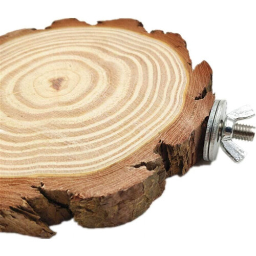 Wood Bird Perch Round Sleeping Stand 2 Pack 1