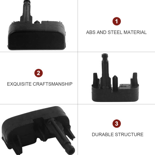 Tailgate Handle Replacement Boot for Car Trunk Lock Button 2
