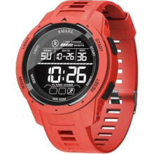 SMAEL Mens Waterproof Shockproof Digital Sport Week Day Date Alarm Stop-Watch