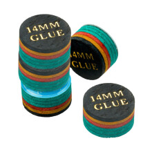 Pool Cue Tips 14mm Colorful 5 Pcs