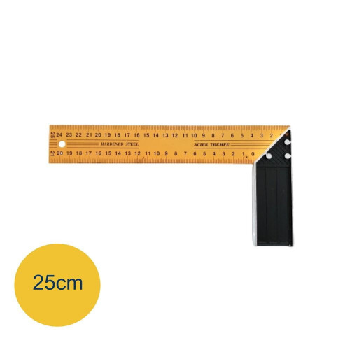 Right Angle Corner Ruler Stainless Steel 250mm 2