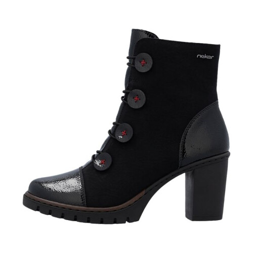 Rieker Bottine Talon à Elastique Et Zip Rieker Nabukino - Noir