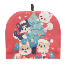 Christmas Corgi Tea Cozy for Standard Teapot 12.9x10.4 in