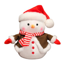 Christmas Snowman Toy Doll Soft Huggable for Kids