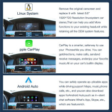8.8inch Wireless CarPlay Android Auto Car Multimedia for 3 5 Series E60 E61 E90 E92 Navigation Car Stereo CCC System