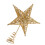 Star Tree Topper Golden Glitter 15 cm 1