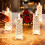 LED Crystal Candle Light Rose Shadow Flameless White 1