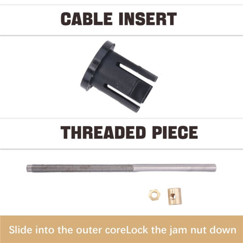 2 Set Lower Shift Cable Kit 865436A02 Replacement Spare Part for  Alpha Gen One & Two 1 2 R MR MC