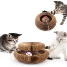Twisty Paws Cat Toy with Magnetic Scratcher Foldable Track