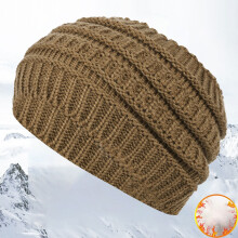 Women's Wool Knitted Headband Wide Edge Yellow