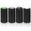 Plastic Microphone Battery Caps 4 Pcs Assorted Colors 1