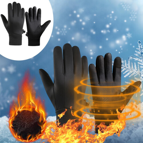Winter Touchscreen Gloves Windproof Warm 1 Pair 1