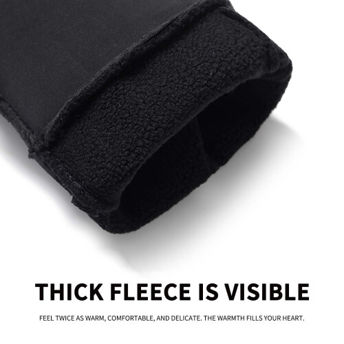 Winter Touchscreen Gloves Windproof Warm 1 Pair 2