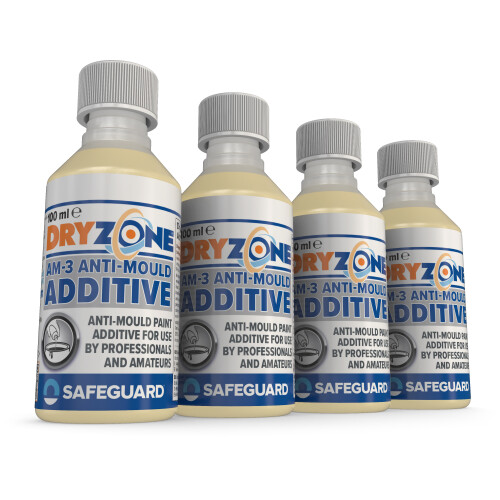 Dryzone Anti-Mould Paint Additive 100ml Packs 4 Pack