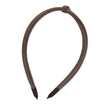 Leather Headbands for Women Brown