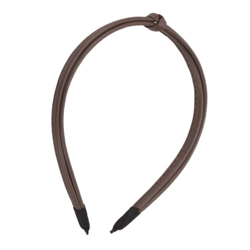 Leather Headbands for Women Brown