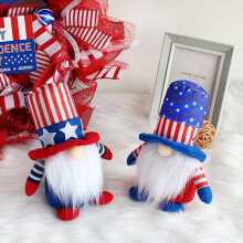 Patriotic Gnomes Decor Red White Blue 4th of July