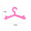 Pink Doll Clothes Hangers Set Plastic 20 Pieces 2