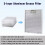 4-PCS W10169961A Range Hood Filter Exhaust Grease Filter Microwave Grease Filter with 5-Layer Aluminum Mesh 6
