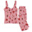 un-bearably cute Ladies Ruffle Tank Teddy Bear Pyjama Set 1