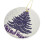 Purple Christmas Tree Ornament with Snowflake Print 8