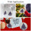 Purple Christmas Tree Ornament with Snowflake Print 3