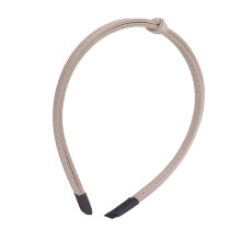 Leather Headbands for Women Khaki Thin