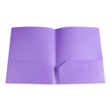 Heavy Duty Plastic Folders with Pockets Letter Size