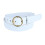 CTM Women's Thick Rounded Buckle Belt 1