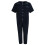 PJ Couture Women's Button Down Wavy Notch Collar Short Sleeve Capri Set 1