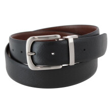 Stone Mountain Men's 35mm Reversible Smooth Bonded Leather Dress Belt