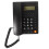 House Phone Landline Table Telephone Black ABS 1 Set 5