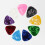 Guitar Picks Heart Shape 60 pcs Assorted Colors 6