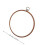 8.3 inch round bamboo-style embroidery hoop 2