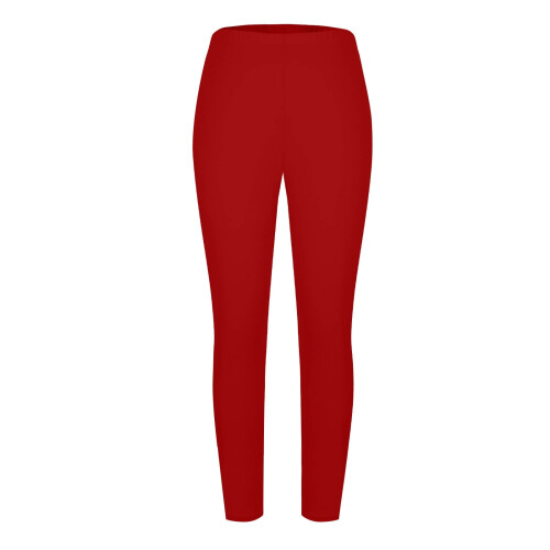 Red Women's Plus Size Lounge Pants with Pockets Elastic