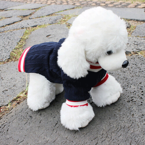 Dog Knitted Plain Sweater Soft Pullover for Small to Large 1