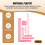 6Pcs Bookbinding Easy Scrapbooking Tool for , Great Stencils and Cutter Guide Kit Can Be Made Into Notebook 3